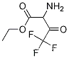 Molecular Structure of 122019-58-3 (Butanoic acid, 2-aMino-4,4,4-trifluoro-3-oxo-, ethyl ester)